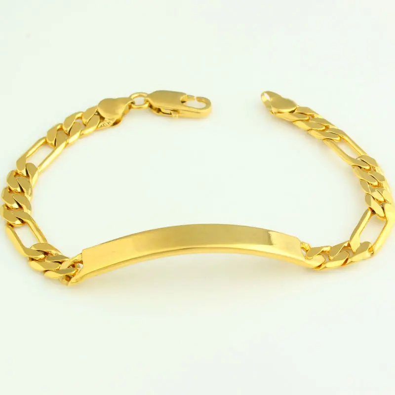 Новинка! Браслет цепочка Figaro из эфиопской/Дубаи модные ювелирные изделия золотые