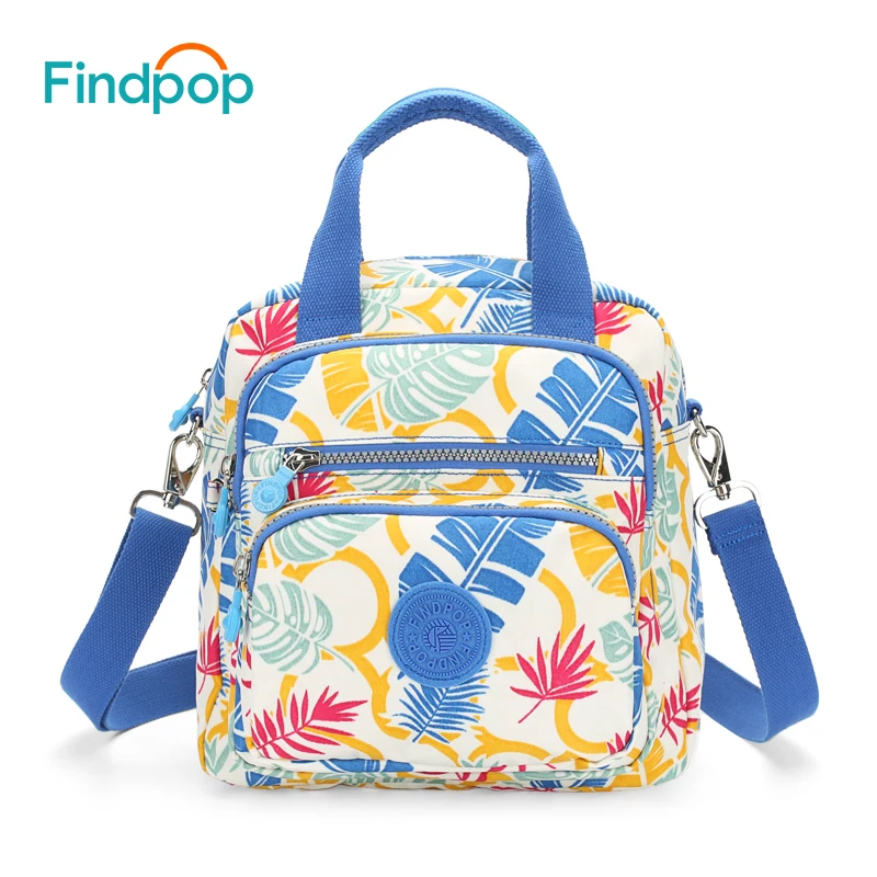 Findpop сумки с цветочным принтом женские через плечо 2018 многофункциональные