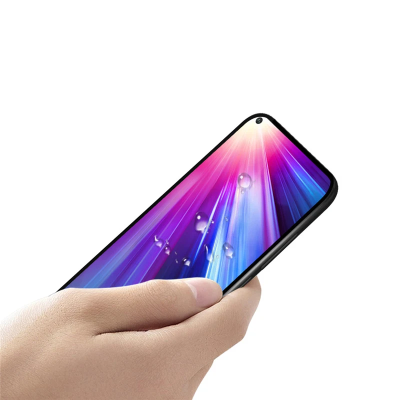 Protector de pantalla de tel&eacute;fono para Huawei Honor V20, vidrio templado, cubierta de pegamento completo, vidrio para Honor V20, 2 uds.-1
