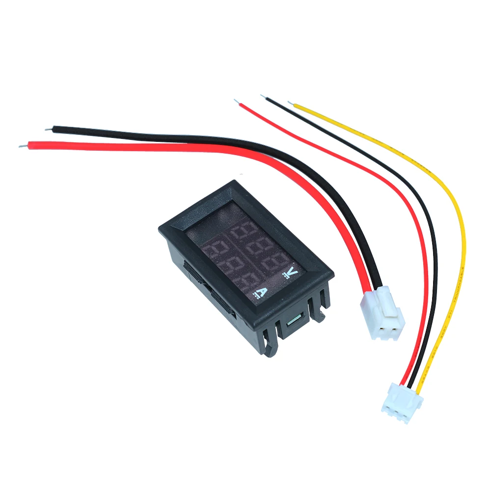 DC 0-100V 10A 50A 100A электронный цифровой вольтметр Амперметр постоянного тока 0,56 ''светодиодный Дисплей Напряжение Регулятор Вольт Ампер Измеритель Тока Тестер