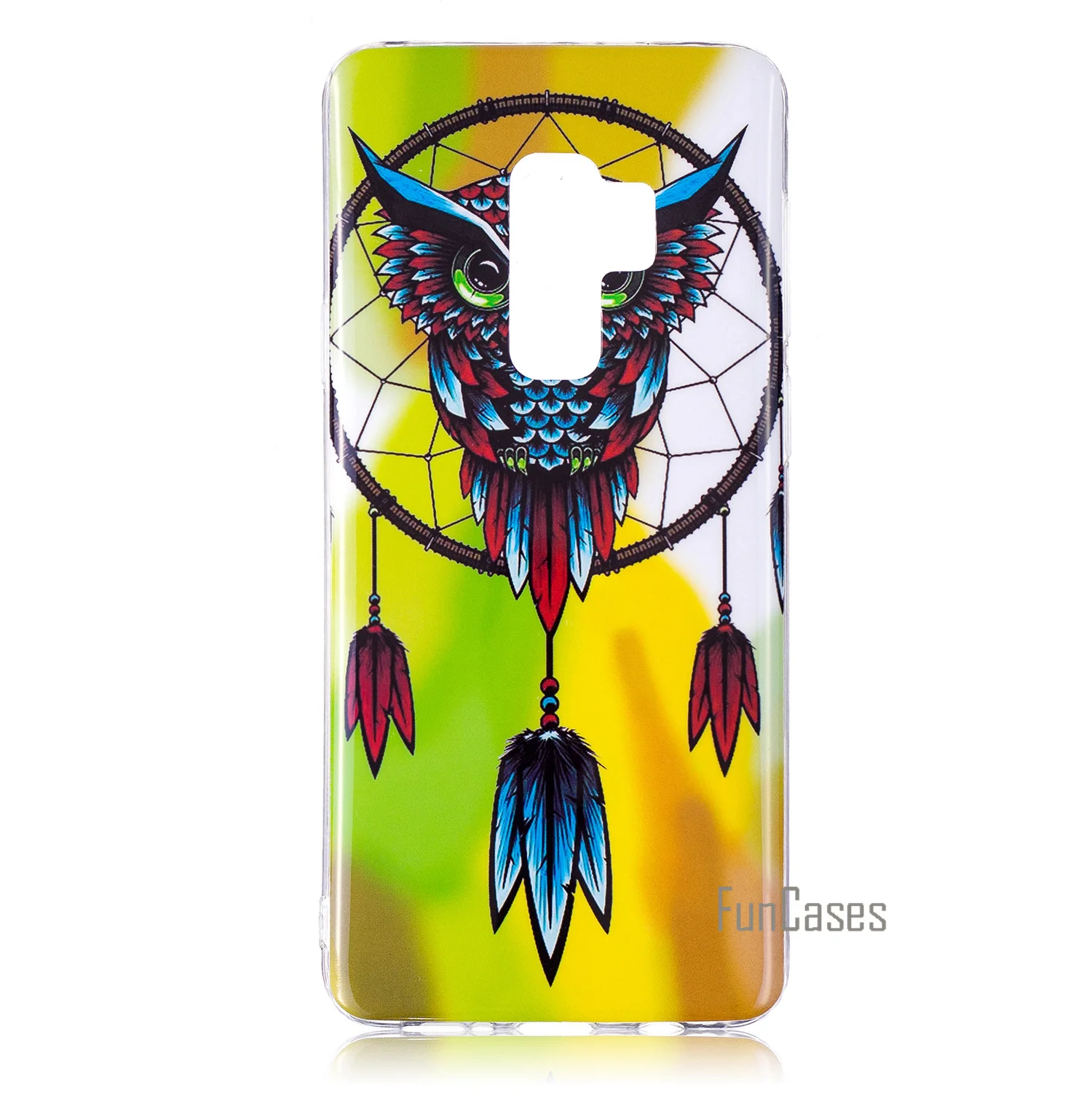 Блеск высоко Прозрачный чехол для телефона из ТПУ с принтом &quotдля Fundas samsung Galaxy S9