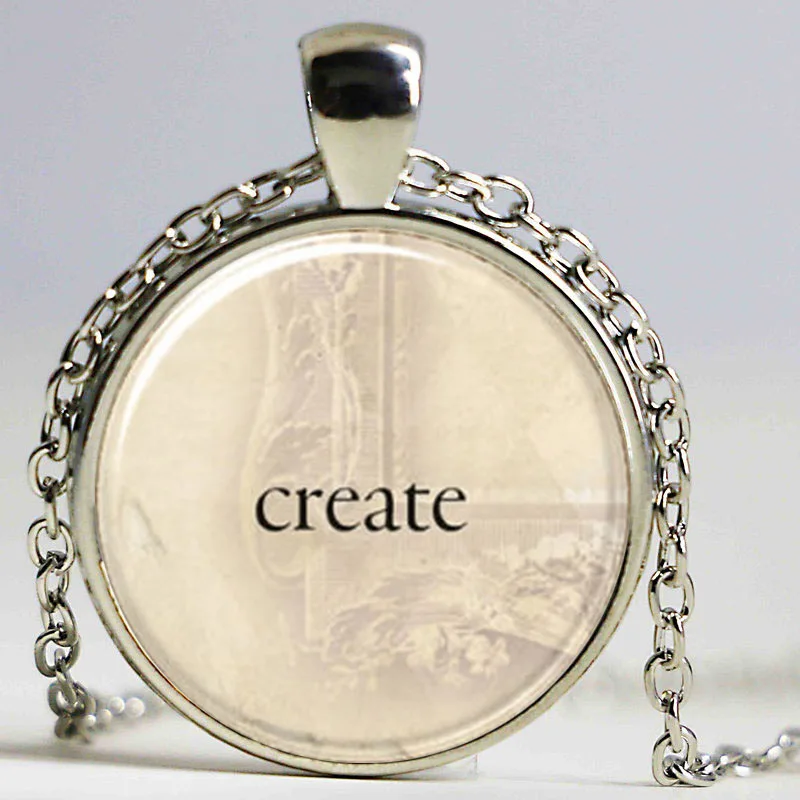 1 шт./лот новое ожерелье с логотипом Create подвеска на заказ персонализированным