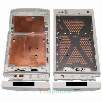 Белый средний Задняя рама + нижняя крышка кнопки корпуса для SONY XPERIA S LT26i |
