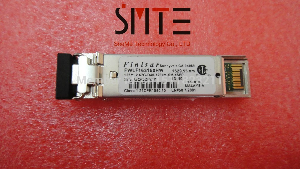 

Finisar FWLF163160HW 125m-2. 67g-120km-1529 55NM-ESFP DWDM