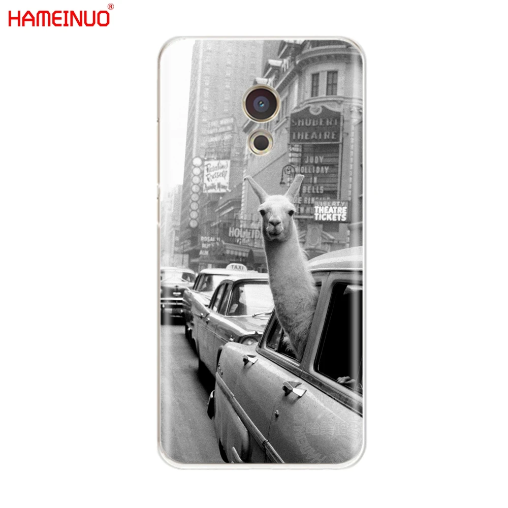 HAMEINUO Рождественский чехол для телефона с милыми альпаками Meizu M6 M5 M5S M2 M3 M3S MX4 MX5 MX6 PRO