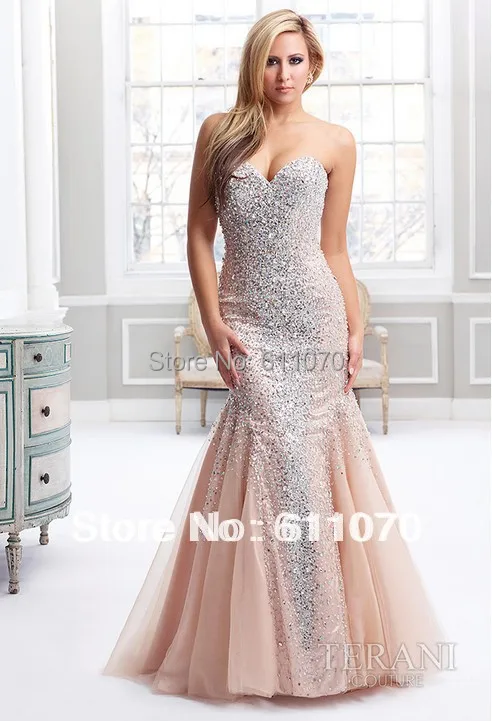 2014 enzoani BL0032 custom:size or colour Noble fashion/Beading champagne fashion Mermaid prom dress | Свадьбы и торжества