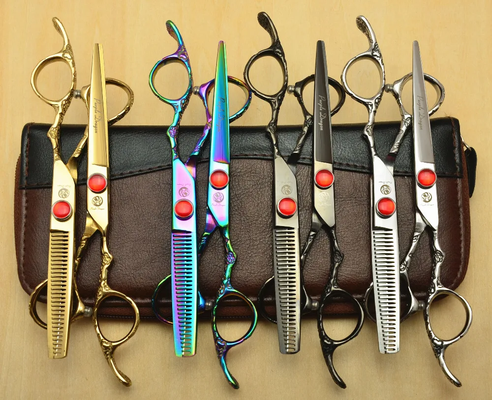 

Профессиональные ножницы JP 440C для стрижки волос, 2 шт., 6 дюймов, 17,5 см, парикмахерские ножницы для стрижки и филировки, ручка для вырезания сл...