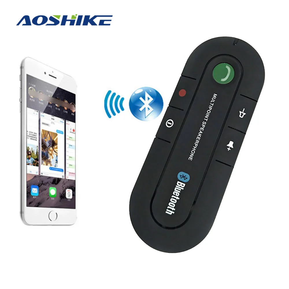 AOSHIKE зеркальный комплект Bluetooth автомобильный беспроводной динамик телефон MP3