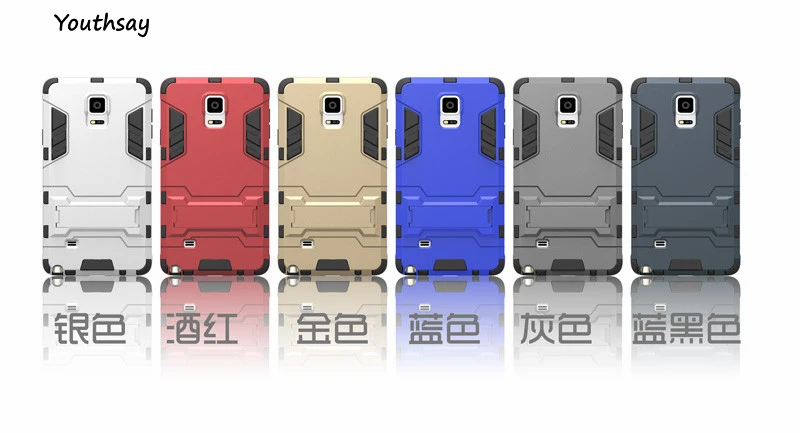 Для Samsung Galaxy Note 4 чехол N9100 робот силиконовый Жесткий Чехол для Fundas|for samsung galaxy|case