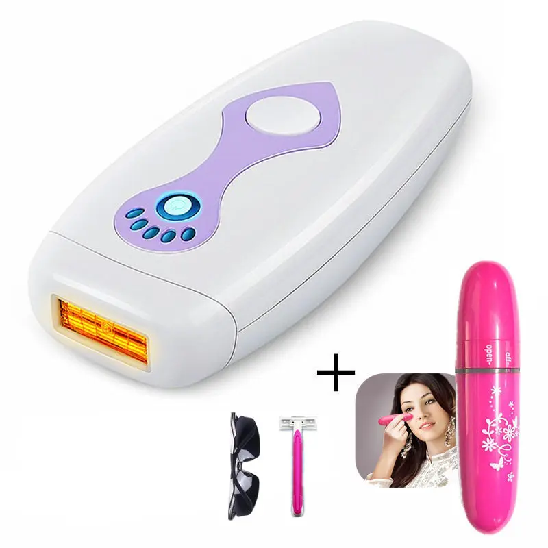 Eye massager 600000 flash IPL лазерная эпиляция удаление волос постоянный Фотоэпилятор depiladora для женщин безболезненная машина для удаления волос - Цвет: Eye massager