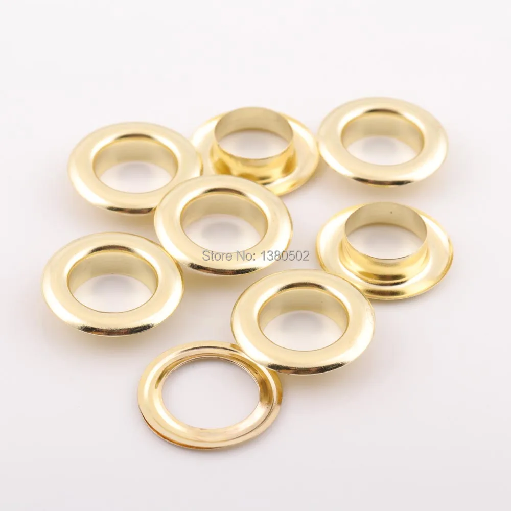 100 шт круглой формы золотой цвет 23 мм с шайбой большие люверсы для одежды обувь