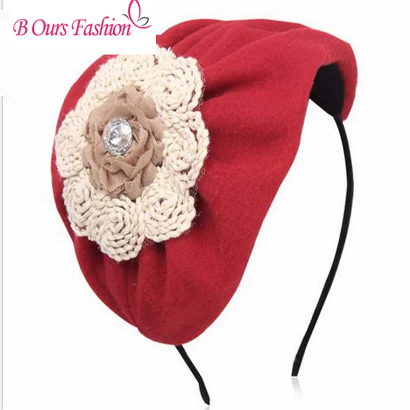 Женский обруч для волос зимний с бархатным цветком|accessories home|headband hair accessoriesaccessories
