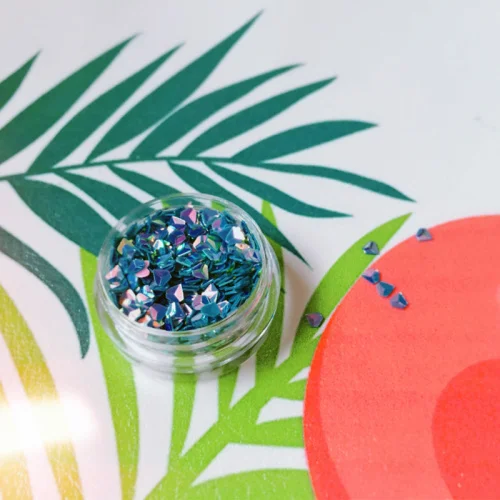 blue DIY Bling 3D Алмазная слизи мини красочные бусины разных цветов пенополистирол пенопластовый наполнитель Бисер Блестки поделки - Цвет: blue
