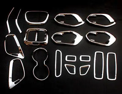 

18* Interior Accessories Whole Kit Cover Trims for Jeep Cherokee 2014 2015 2016
