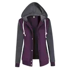 Женское пальто с капюшоном, повседневное, весенне-осеннее, с длинным рукавом