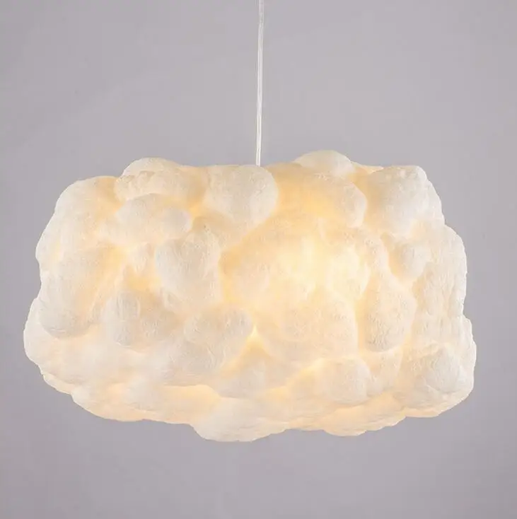 

Люстра Светодиодная в стиле пост-модерн, простая креативная хлопковая лампа в форме облака для отеля, бара, кафе, бара, настольная лампа для ...