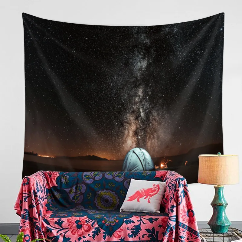 Мандала грациозный Печатный психоделический гобелен настенный природный пейзаж