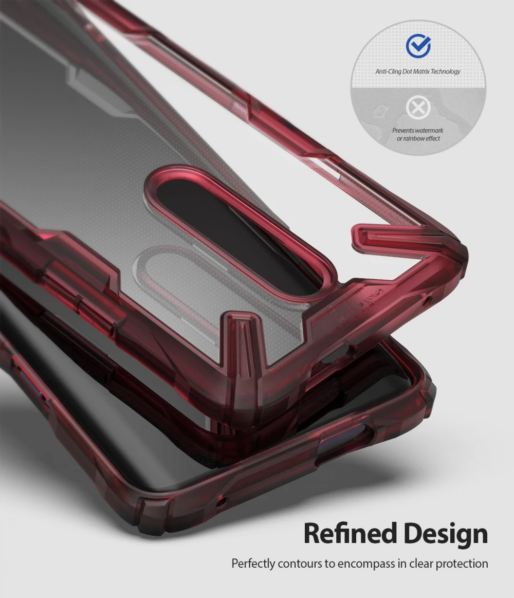 Чехол Ringke Fusion X для Oneplus 7 Pro, двойной слой, прозрачная задняя крышка из поликарбоната, мягкая рамка из ТПУ, гибридная сверхмощная защита от падения