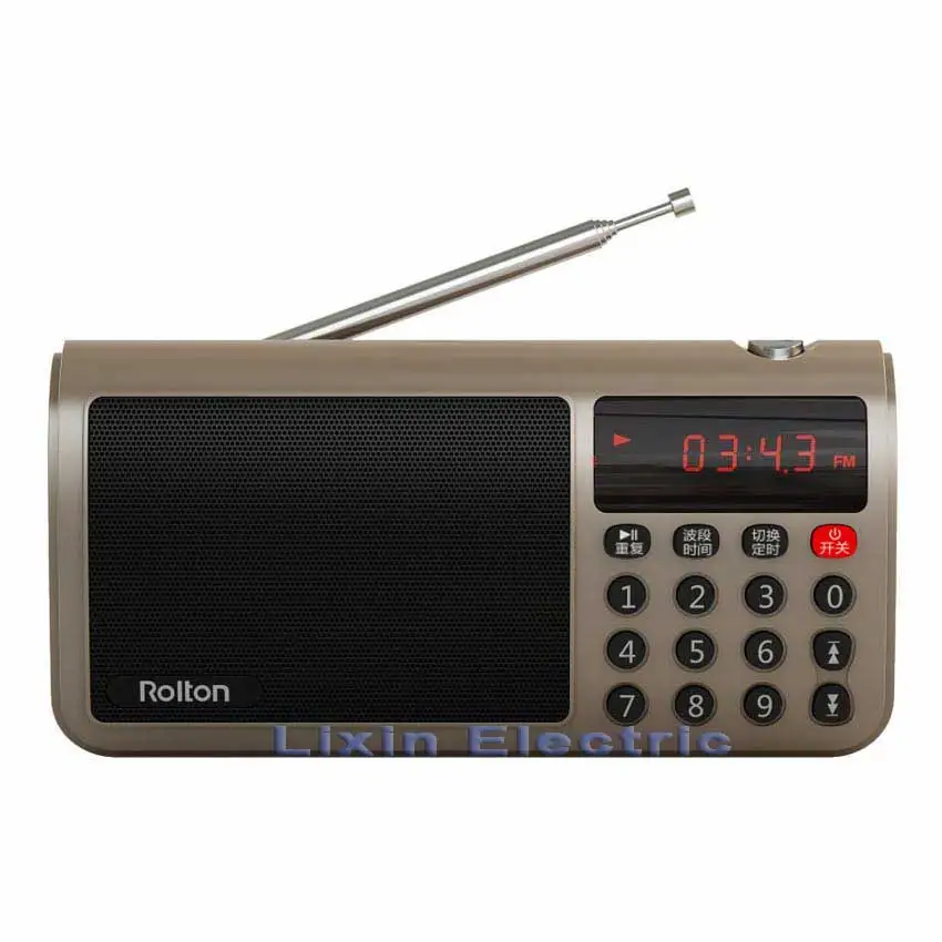 Портативная колонка Rolton T50 радио FM/AM/SW Mp3 музыкальный плеер tf карта WAV Play динамик и