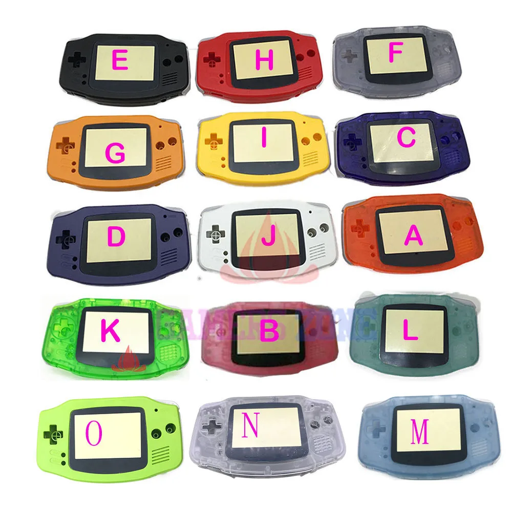 Защитный чехол для Nintendo Game Boy Advance прозрачный зеленый GBA|case for|case replacementcase me |