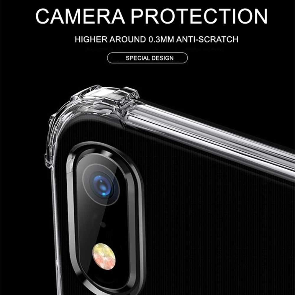 Для Huawei Honor 8 10 Lite чехол TPU Мягкий силиконовый прозрачный противоударный задний