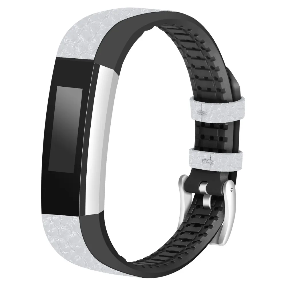 Joyozy натуральная кожа+ ТПУ часы ремешок Браслет Для Fitbit Alta/alta hr замена высокое качество Ремешки для наручных часов