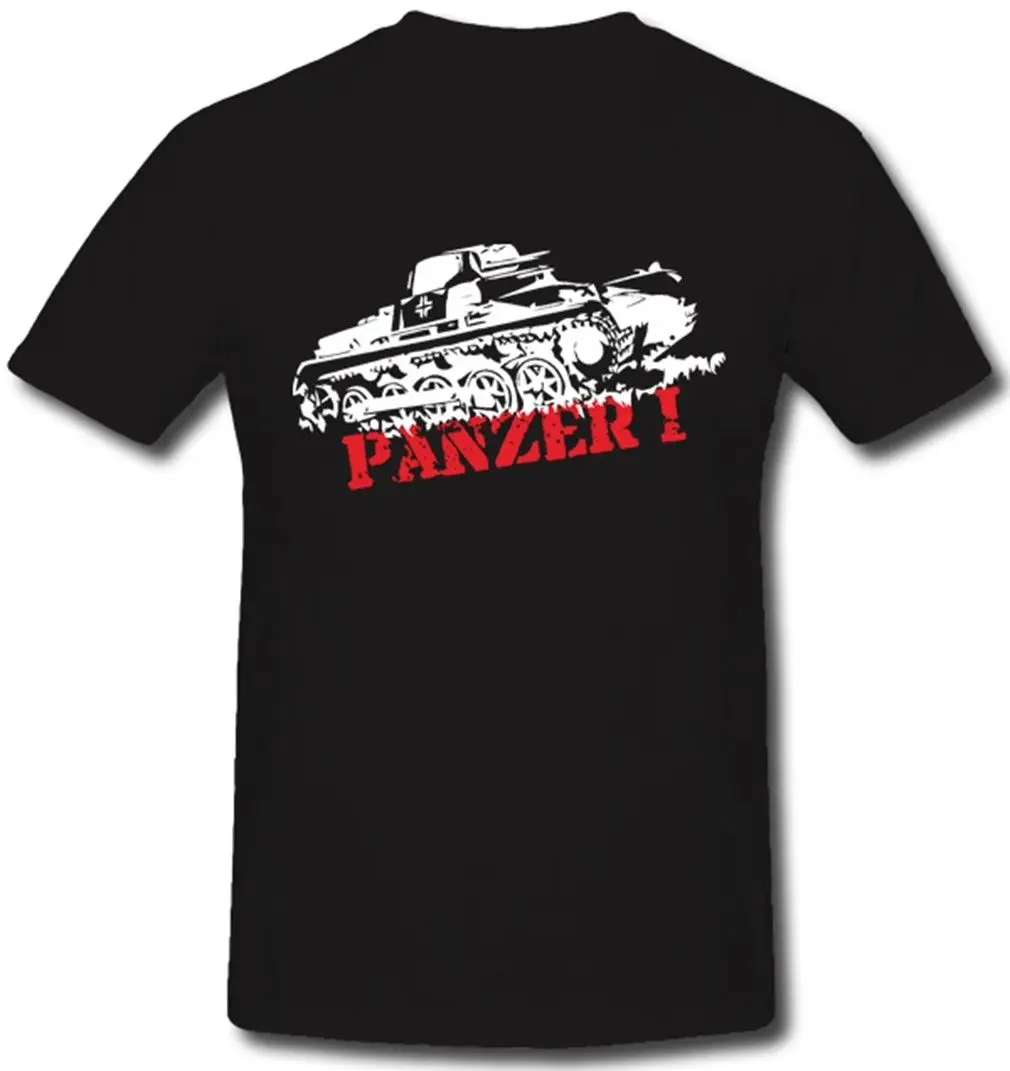 

2019 Fashion O-Neck Hipster Tshirts Panzer 1 Panzerkampfwagentshirt Men Clothing
