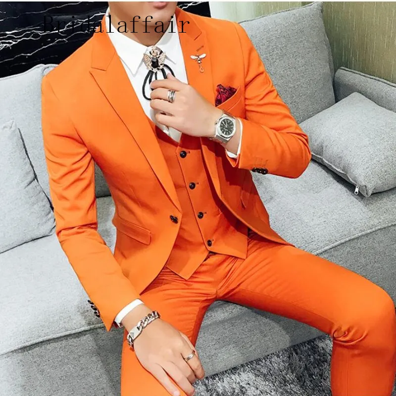 Bridalaffair новейшее пальто брюки дизайнерские костюмы для мужчин 2020 формальный
