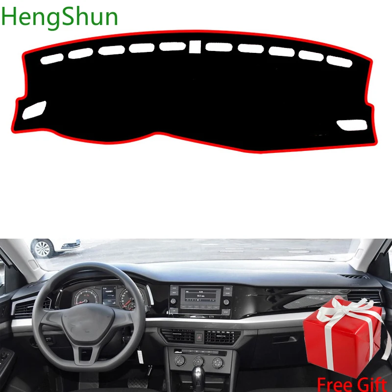 

For Volkswagen bora 2019 Car Styling Dash Mat Dashmat Dashboard Sticker Cover Sun Shade Dash Board Cover Carpet