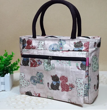 Canvas handbags Mummy bag lunch hand carry waterproof cloth small square | Багаж и сумки