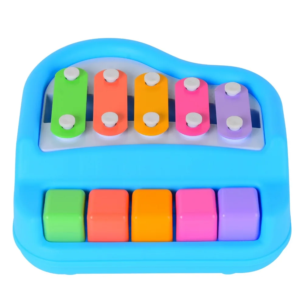 5 keys Type Piano Music Instrument Toy Playing Knocking Musical Early Educational Toys for Children | Игрушки и хобби