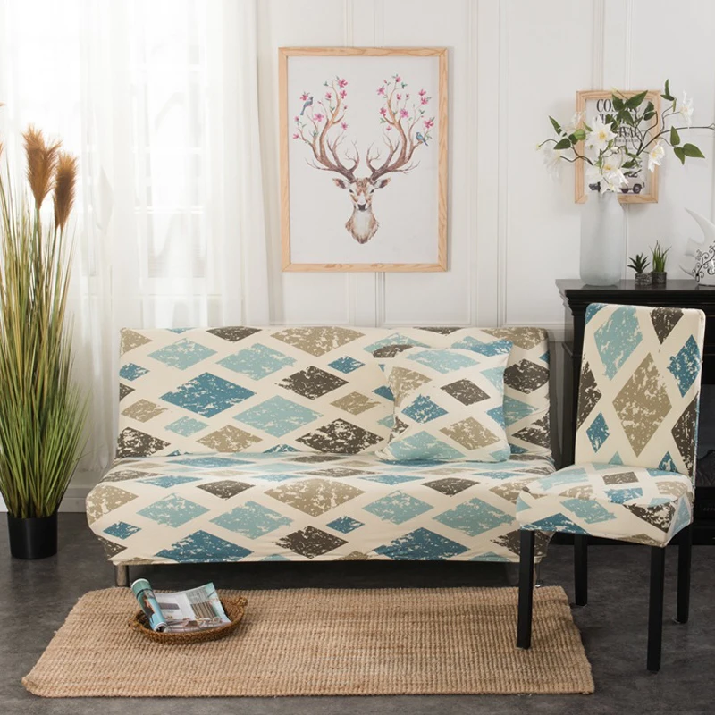 Толстое растягивающееся покрывало для дивана плотное закрывающее