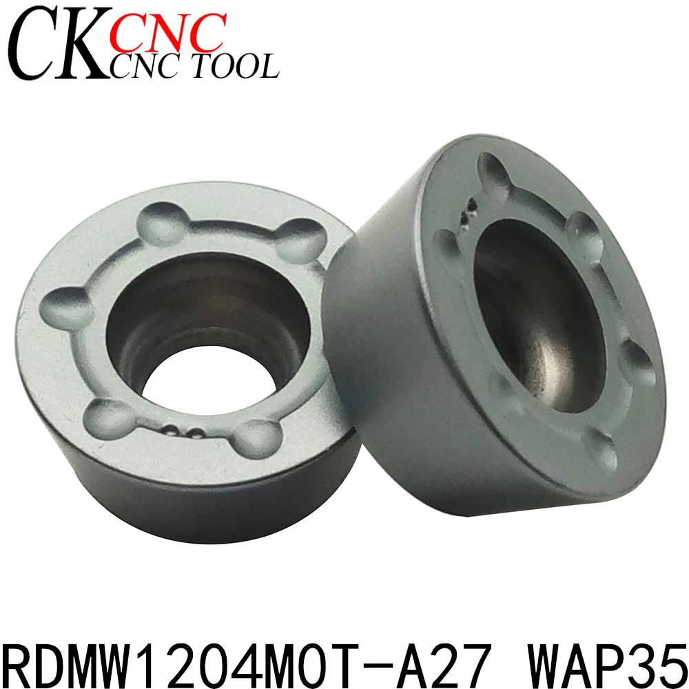 

10pcs RDMW1204M0T-A27 WAP35 carbide insert lathe tool Carbide Threading Insert turning tool