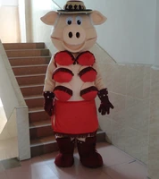 the high quality of puppets striptease strip pig swinish mascot costume free shipping