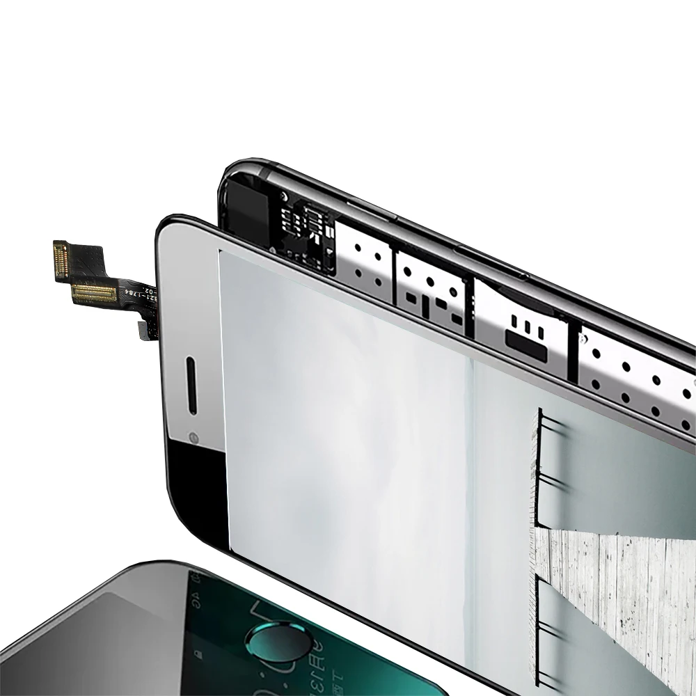 Высокое качество Черный/Белый ЖК дисплей в сборе для iPhone 5S se сенсорный экран