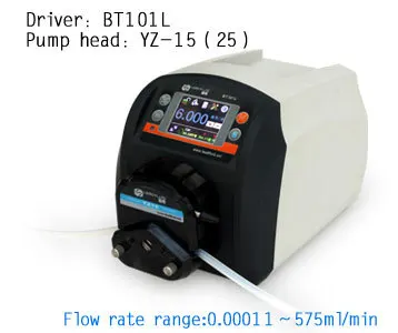 

BT101L YZ15 Intelligent peristaltic pump Precise Flow Control Water Liquid Industry Laboratory Pump 0.006-420 ml/min