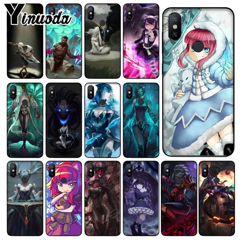 Yinuoda League of legends Coque Shell Phone Case for Xiaomi Mi 6 Note3 8 8SE Redmi 5 5Plus Note4 4X Note5 Cellphones | Мобильные