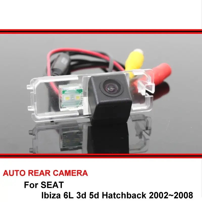 

For SEAT Ibiza 6L 3d 5d Hatchback 2002~2008 Reverse Backup SONY Night Vision Car Rearview Parking Rear View Camera HD CCD