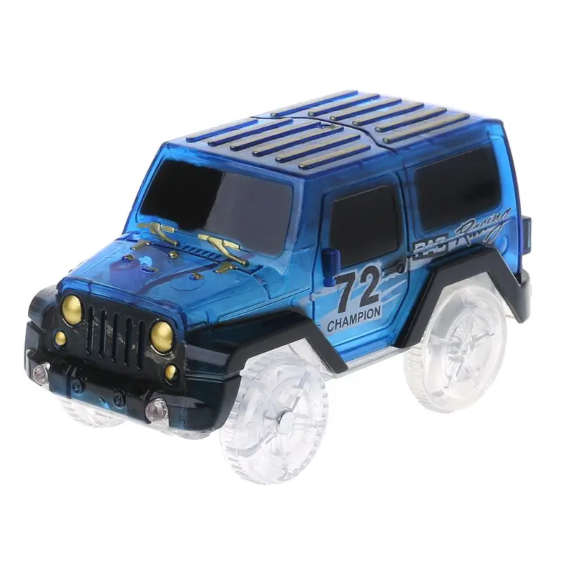 

LED car model Night Luminous Magic Electronics Vehicle Flashing Lights Kids Educational Toy