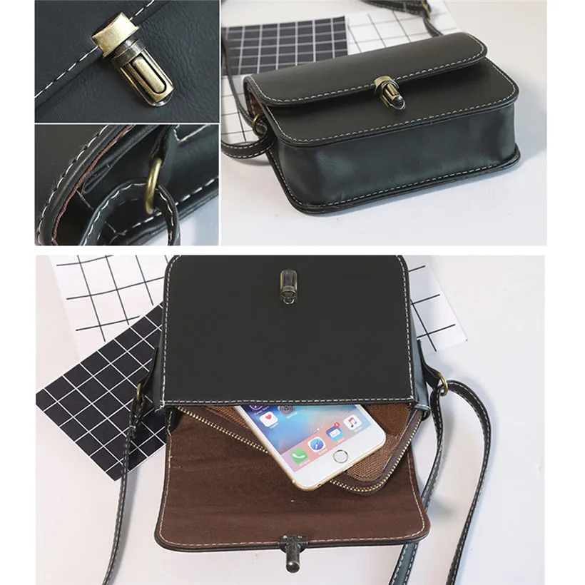 

Hot Fashion Lady PU Leather Satchel Handbag Vintage bullet Shoulder Tote Messenger Crossbody Bag For photograph dropship