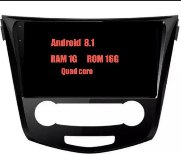 10," 8 ядерный Android 10,0 автомобильный dvd-плеер gps навигация для Nissan X-TRAIL Qashqai Dualis Rouge 2013 - Цвет: 8.1 1G-16G 4core