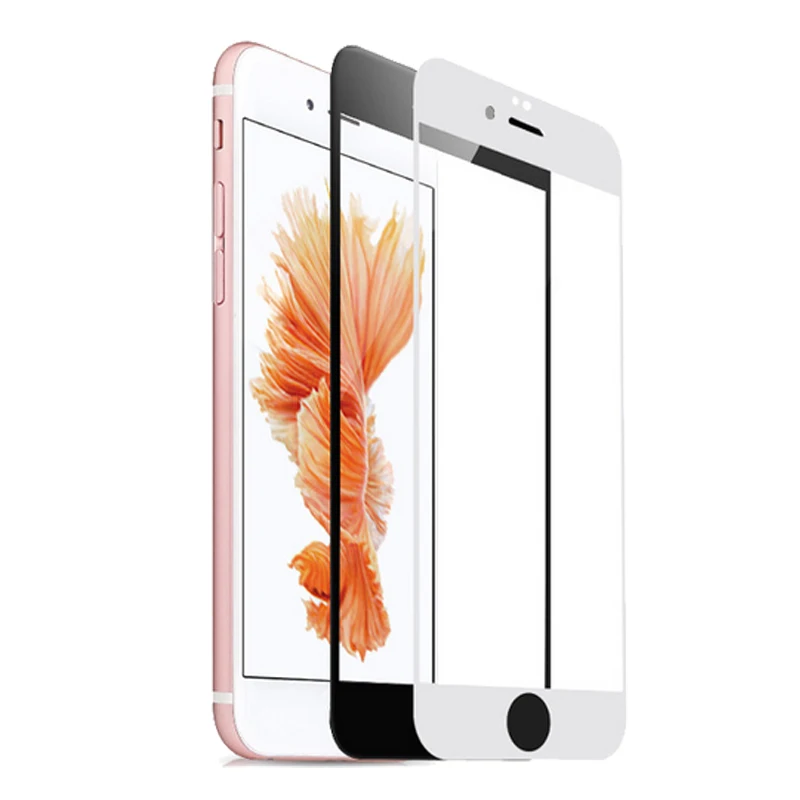 SMILYOU Full Screen Protector soft carbon fiber edge Tempered Glass for iPhone 6 Cover 6s plus Protective Film | Мобильные телефоны