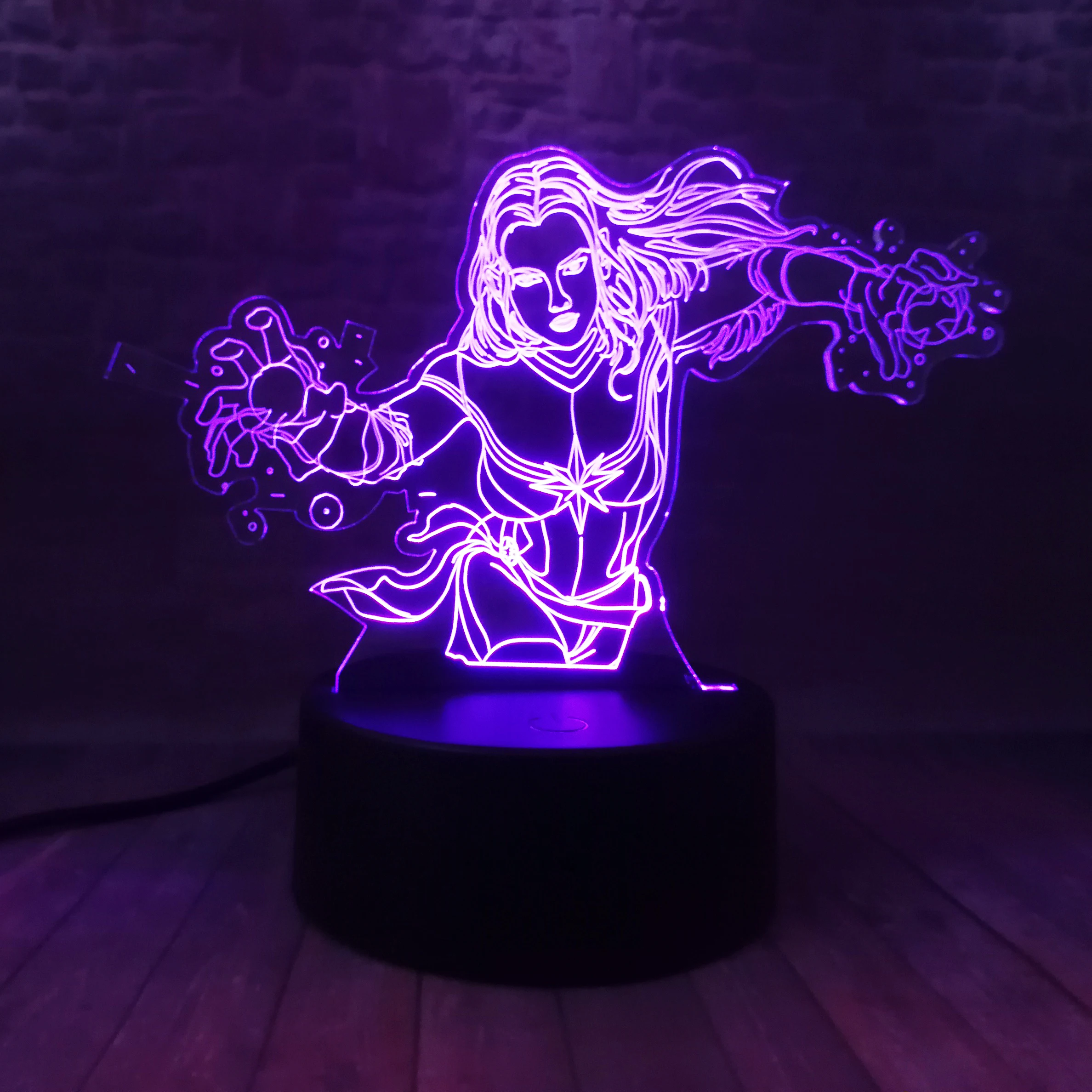 Amroe хит продаж 2019 Супергерой из фильма Marvel Мстители легенды 3D капитан Марвел 7