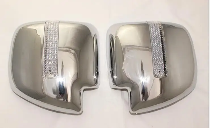 Для Suzuki APV van Arena GX 2004 2005 2006 2007 2008 2009 2010 2 шт. ABS Хромированная дверь заднего вида зеркальные крышки со светодиодной подсветкой