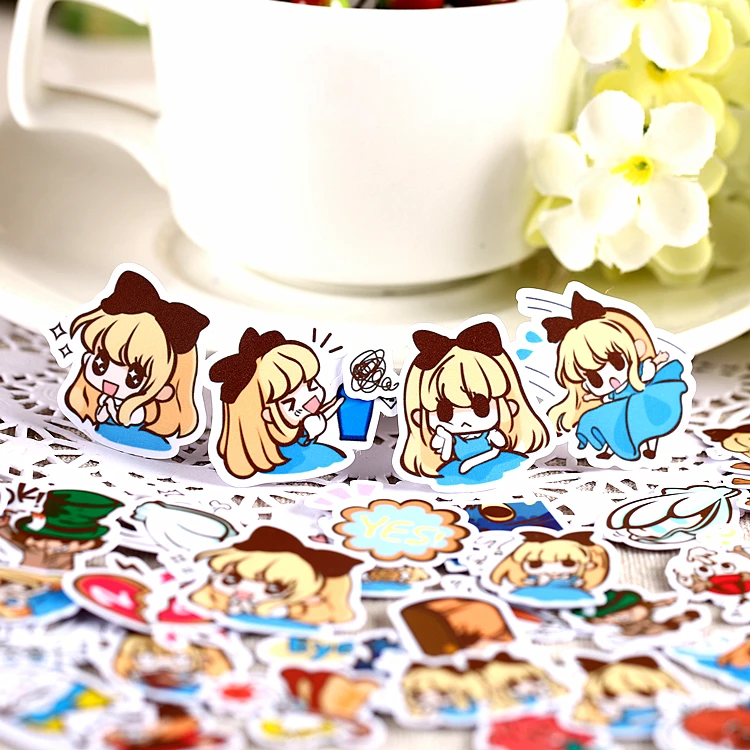 40 шт. декоративные наклейки для фотоальбомов|self-made stickers|scrapbook alicesticker little |