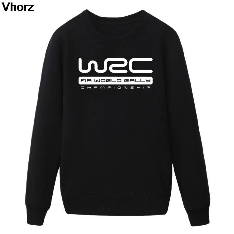 Мужская машина FIA чемпионат мира ралли WRC хлопковая модная толстовка с капюшоном - Цвет: black 2