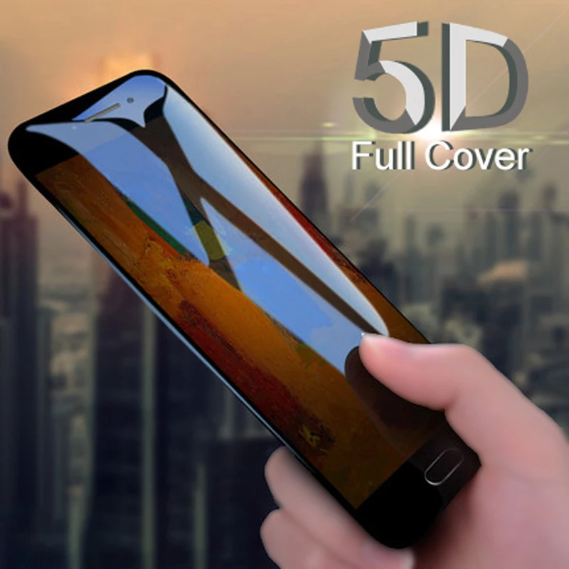 5D стекло для Huawei Honor Play закаленное с полным покрытием 9H закругленная изогнутая
