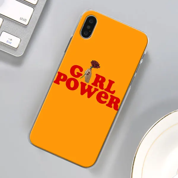Эстетика Минимальный «Girl power» и женских чехол для телефона для Apple iPhone X XR 7 8 плюс 6 6s плюс XS MAX 11 Pro Max SE чехол для телефона Coque - Цвет: 09