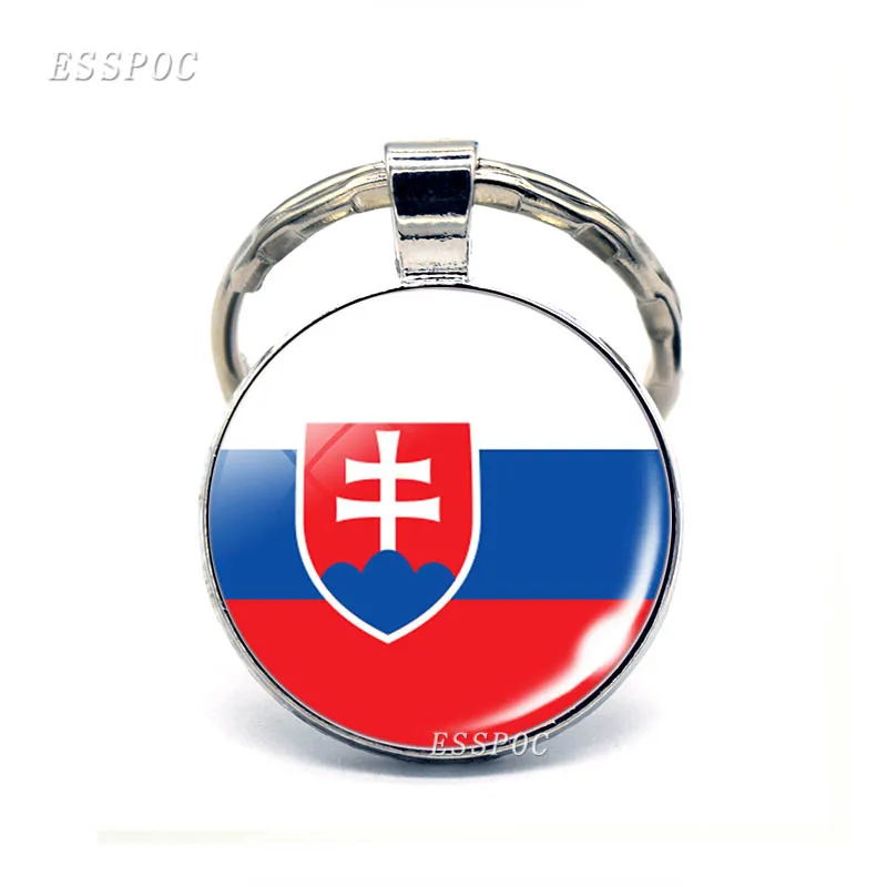 Центральный стран Европы флаг ключ цепочка стекло кабошон Ювелирная Германия