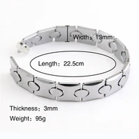 tungsten carbide bracelet mans deserving bracelet tungsten steel bracelet size length 22 5cm width 1 3cm thickness weight 95g